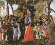 Sandro Botticelli Adoration of the Magi (mk36) Sweden oil painting reproduction
